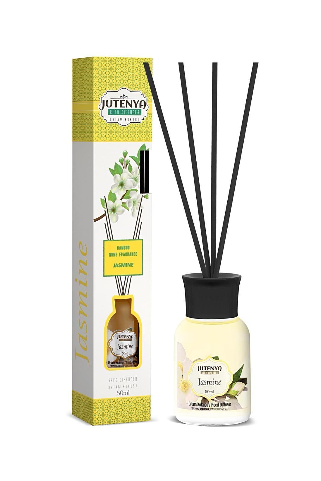 Yasemin Kokulu Bambu Çubuk Oda Kokusu, Ofis, Banyo, Mutfak 50 Ml