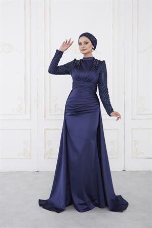 Sevil Tesettür Abiye Zümrüt