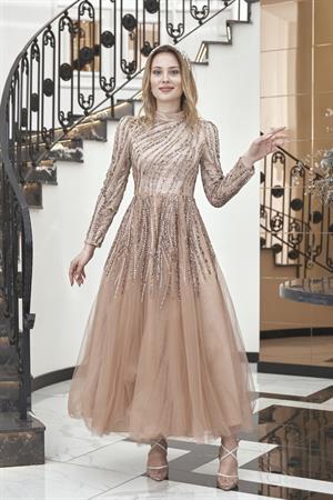 Anna Tesettür Abiye Bakır