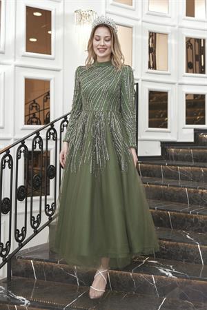 Anna Tesettür Abiye Haki