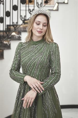 Anna Tesettür Abiye Haki