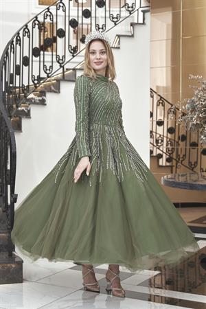 Anna Tesettür Abiye Haki