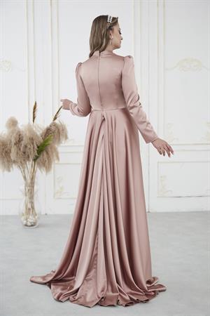 Bella Tesettür Abiye Bakır