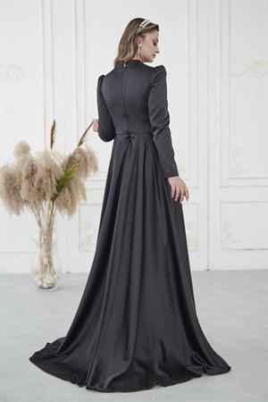 Bella Tesettür Abiye Siyah