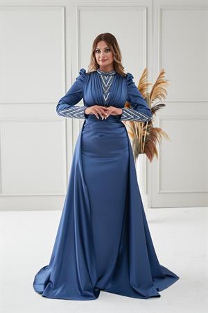 camekan abiye indigo