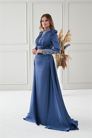 camekan abiye indigo