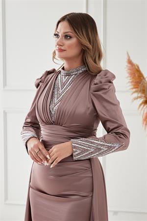 camekan abiye kahverengi 