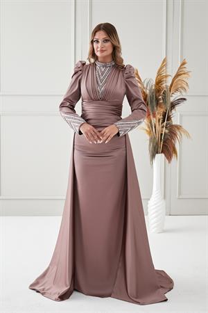 camekan abiye kahverengi 