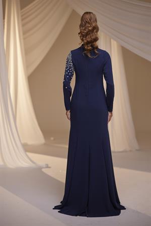 Defne Abiye Lacivert 