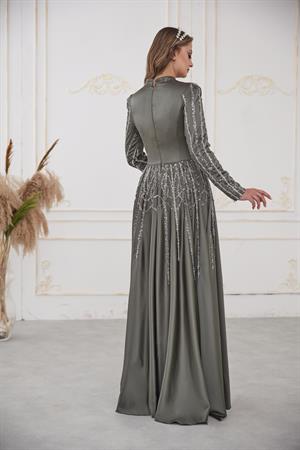 Emma Tesettür Abiye Haki