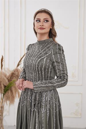 Emma Tesettür Abiye Haki