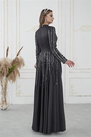 Emma Tesettür Abiye Siyah