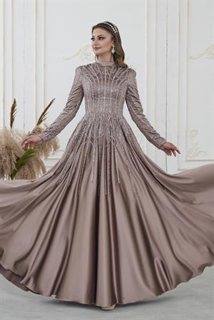 Emma Tesettür Abiye Vizon