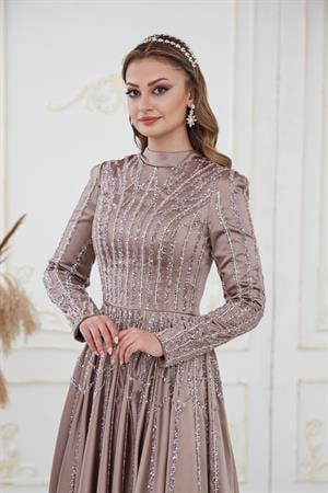 Emma Tesettür Abiye Vizon