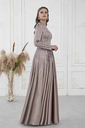 Emma Tesettür Abiye Vizon