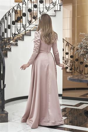 Fiona Tesettür Abiye Bakır