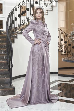 Helen Tesettür Abiye Pudra