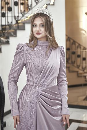 Helen Tesettür Abiye Pudra