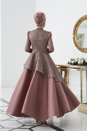 Hürrem Tesettür Abiye Soğan Kabuğu