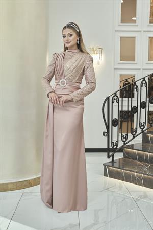 İpek Tesettür Abiye Bakır