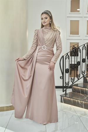 İpek Tesettür Abiye Bakır