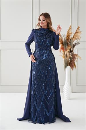 natalie abiye lacivert