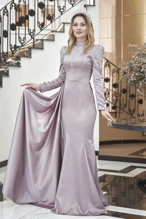 Zehra Tesettür Abiye Pudra