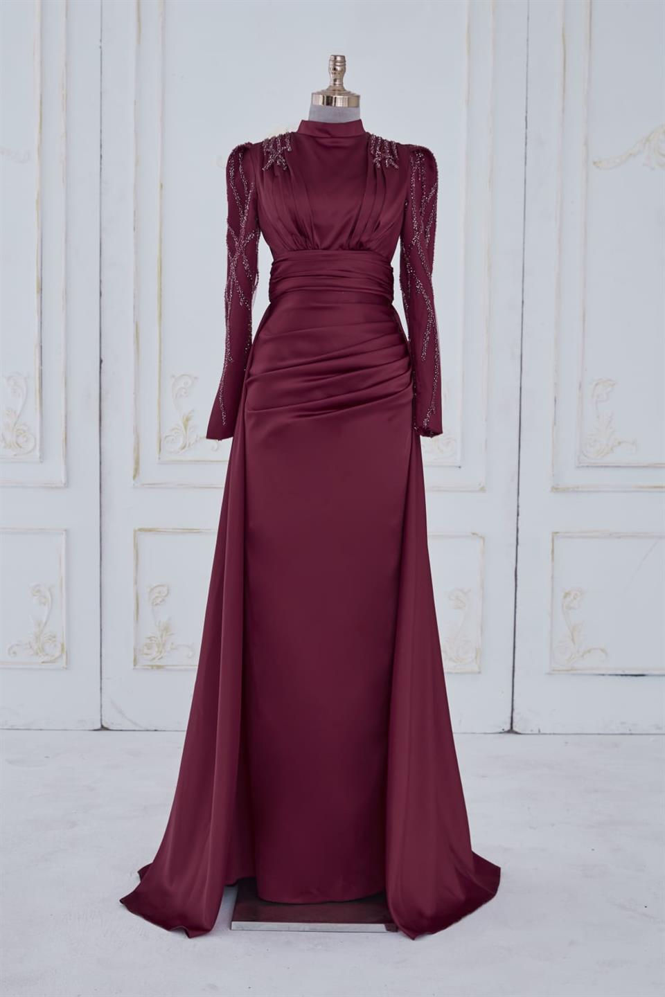 ADEL TESETTUR ABİYE BORDO