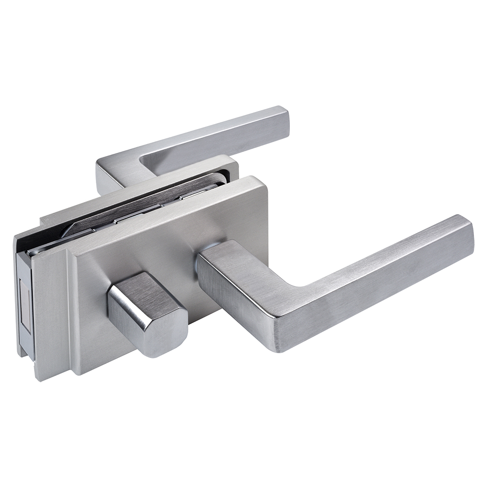 AGB B999700101 VITRA WC TİP MANDALLI CAM KAPI KOLU VE MANYETİK KİLİT SETİ MAT KROM 10.5 mm ALIN301.04.0118204Cam Kapı Kolları Ve AksesuarlarıAGB