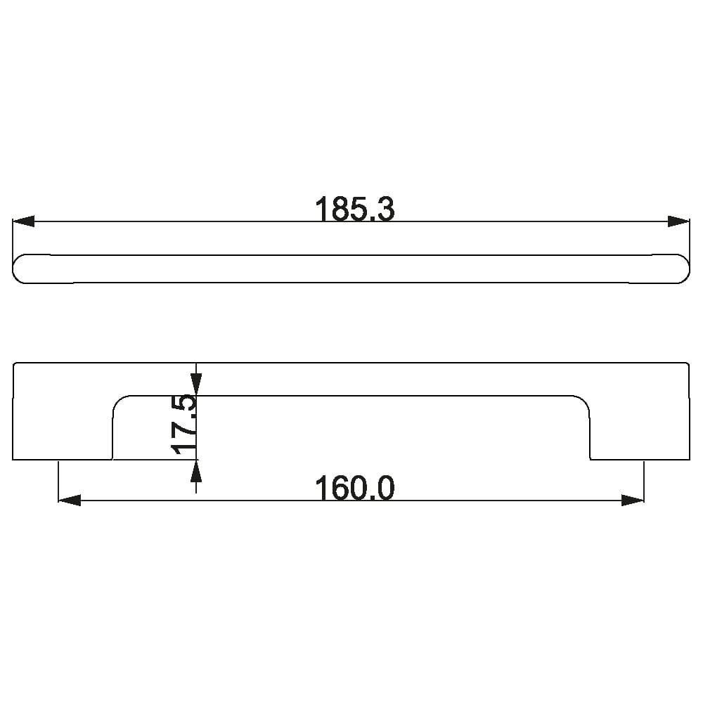 ÇEBİ A186064 MP10 MODERN KULP ZMK.101.02.0100396Mobilya KulplarıÇEBİ