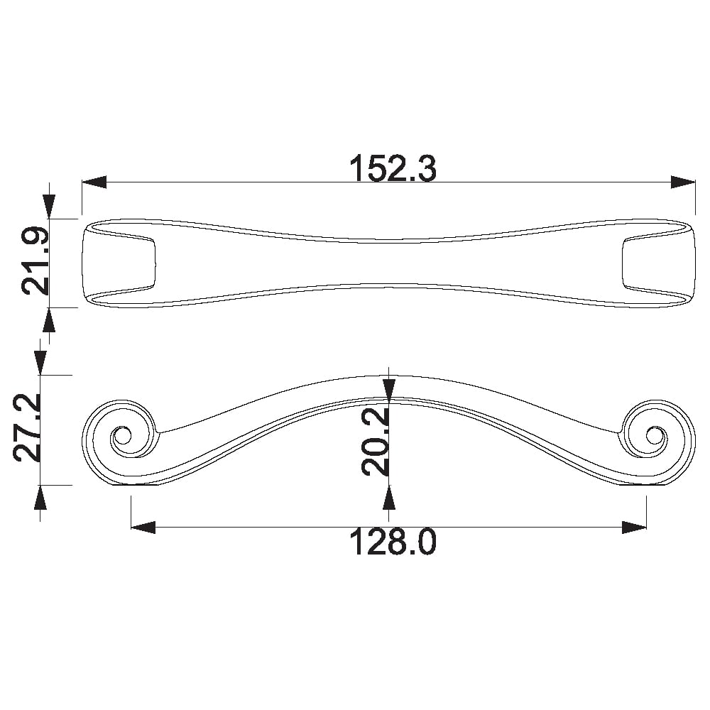 ÇEBİ A364128 MP10 KLASİK KULP ZMK.101.03.0100455Mobilya KulplarıÇEBİ