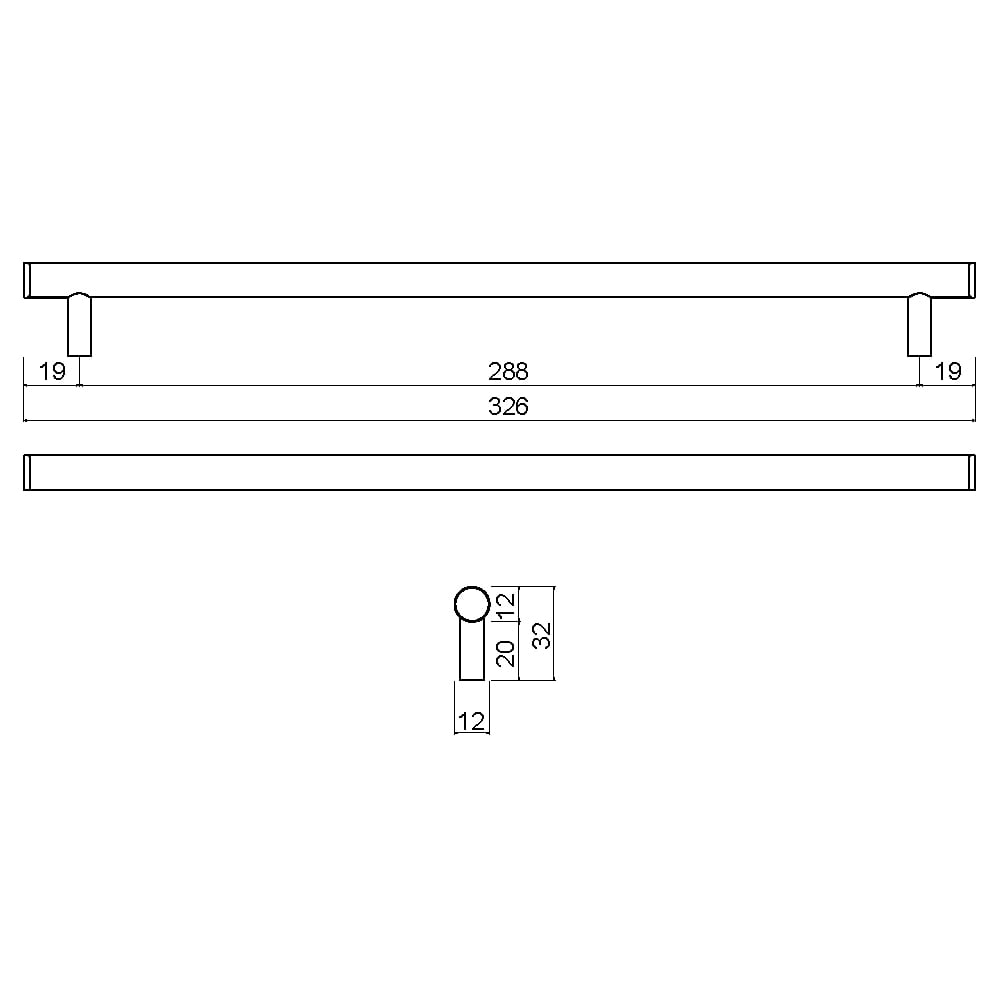 ÇEBİ B233096 PC05 PL05 MODERN KULP ALM.101.01.0104027Mobilya KulplarıÇEBİ