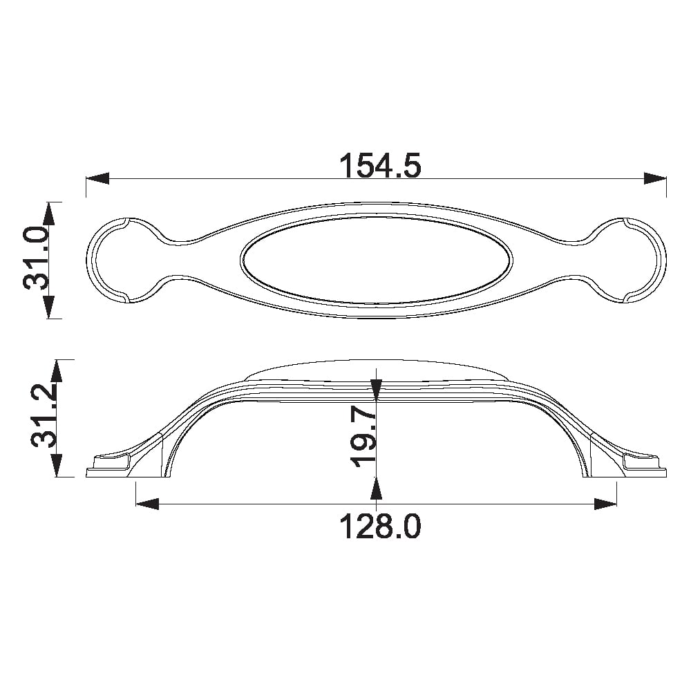 ÇEBİA343128 MP14 PL06 KLASİK KULP ZMK.101.03.0104839Mobilya KulplarıÇEBİ