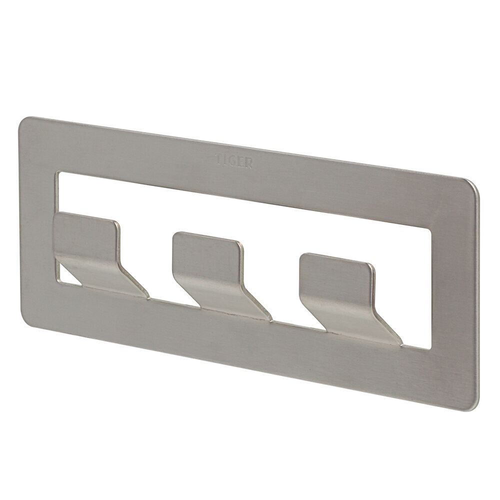 TIGER 1117630942 RACK PASLANMAZ ÇELİK YAPIŞTIRMALI ÜÇLÜ ASKILIK501.02.0116916AskılarTIGER
