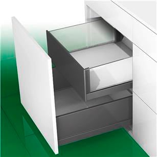 GRASS NP SCALA İÇ ÇEKMECE CRYSTAL PLUS H186 ANTRASİT SETGP067.NPS450.ICCAMLISTONEYanaklı Çekmece RaylarıGRASS