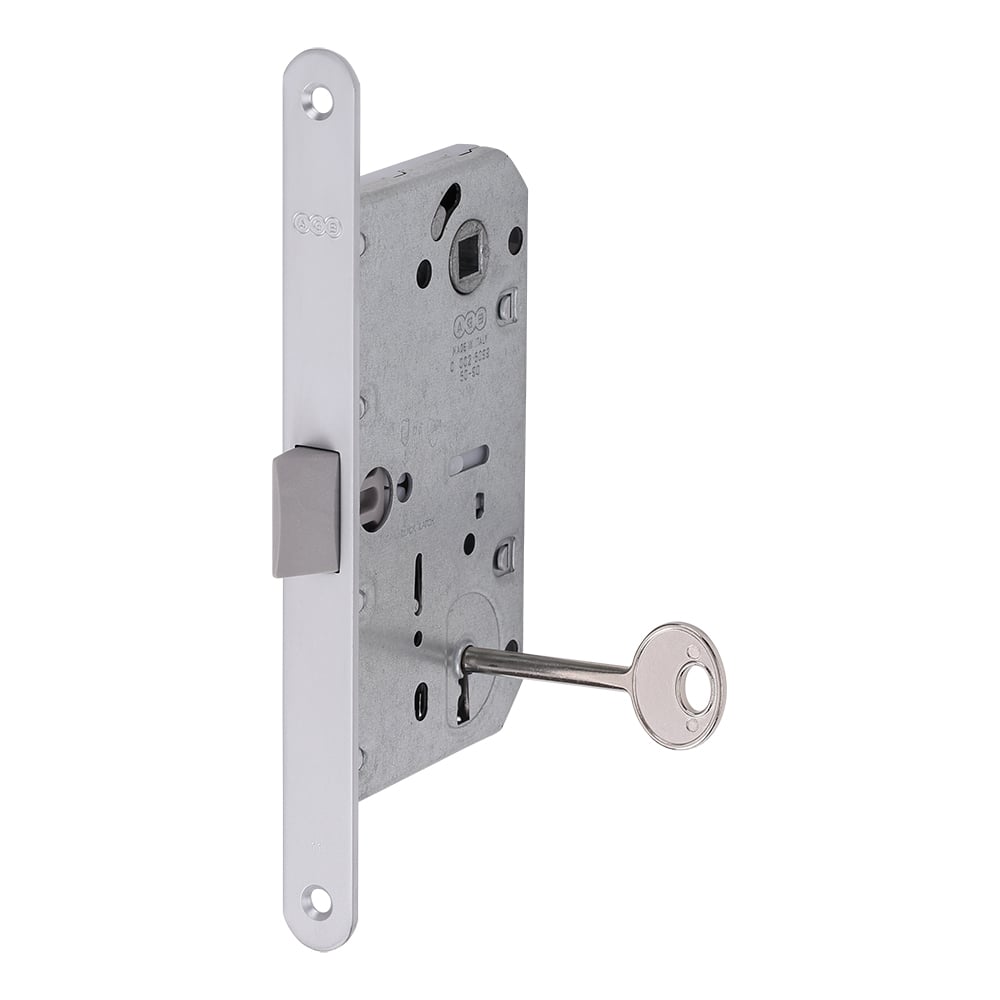 AGB B011015034 MEDIANA KİLİT ODA 90x50 MAT KROM203.01.0108558Standart KilitlerAGB