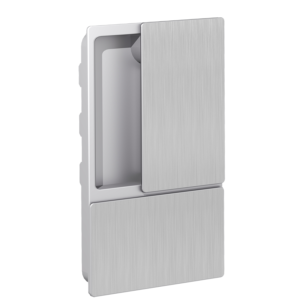 AGB B300000132 WAVE PASAJ TİP KAYAR KAPI KOLU  (Max 60 mm) SATİN KROM201.06.0118197Modern Kapı KollarıAGB