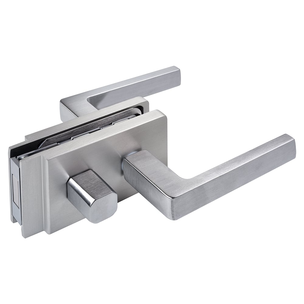 AGB B999700101 VITRA WC TİP MANDALLI CAM KAPI KOLU VE MANYETİK KİLİT SETİ MAT KROM 10.5 mm ALIN301.04.0118204Cam Kapı Kolları Ve AksesuarlarıAGB