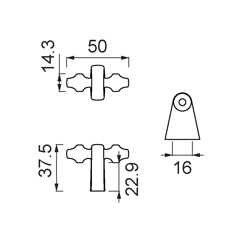 ÇEBİ A1121016 MP02 MODERN KULP ZMK.101.03.0108736Mobilya KulplarıÇEBİ
