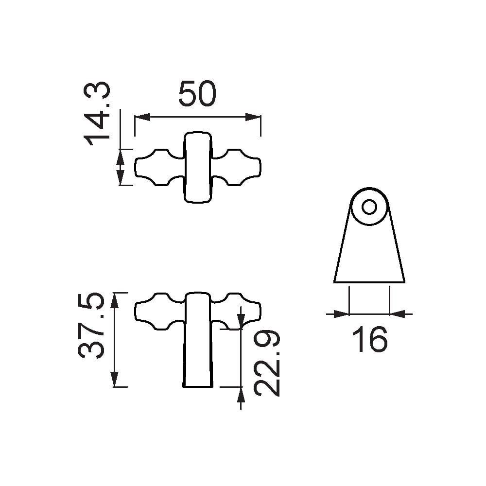 ÇEBİ A1121016 PC35 MODERN KULP ZMK.101.03.0119140Mobilya KulplarıÇEBİ