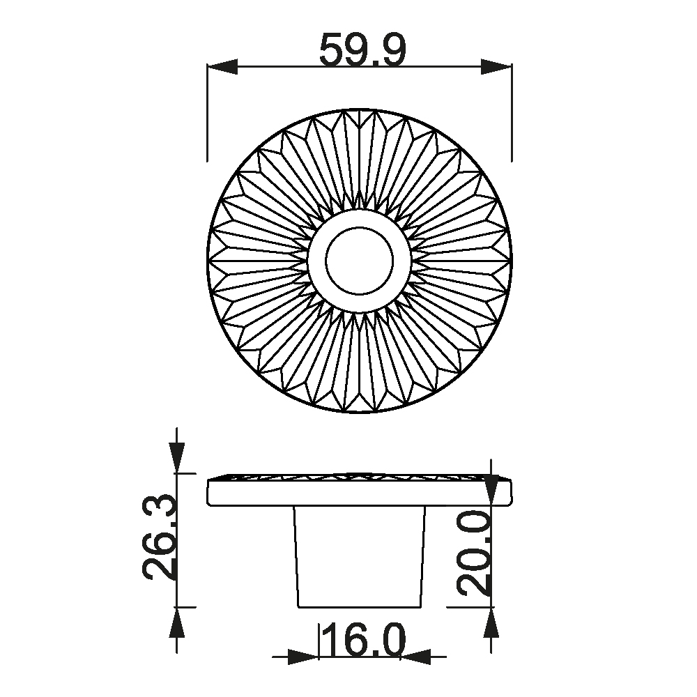 ÇEBİ A1193016 MP02 MODERN KULP ZMK.101.02.0108636Mobilya KulplarıÇEBİ