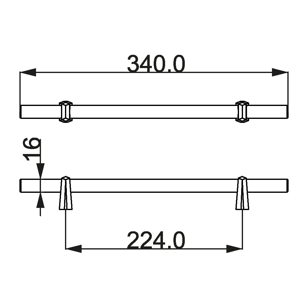 ÇEBİ A1264 20 224 PC35 NOKTALI MODERN KULP101.02.0115399Mobilya KulplarıÇEBİ
