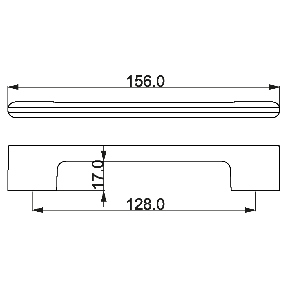 ÇEBİ A182128 MP19 PL16 MODERN KULP ZMK.101.02.0104744Mobilya KulplarıÇEBİ