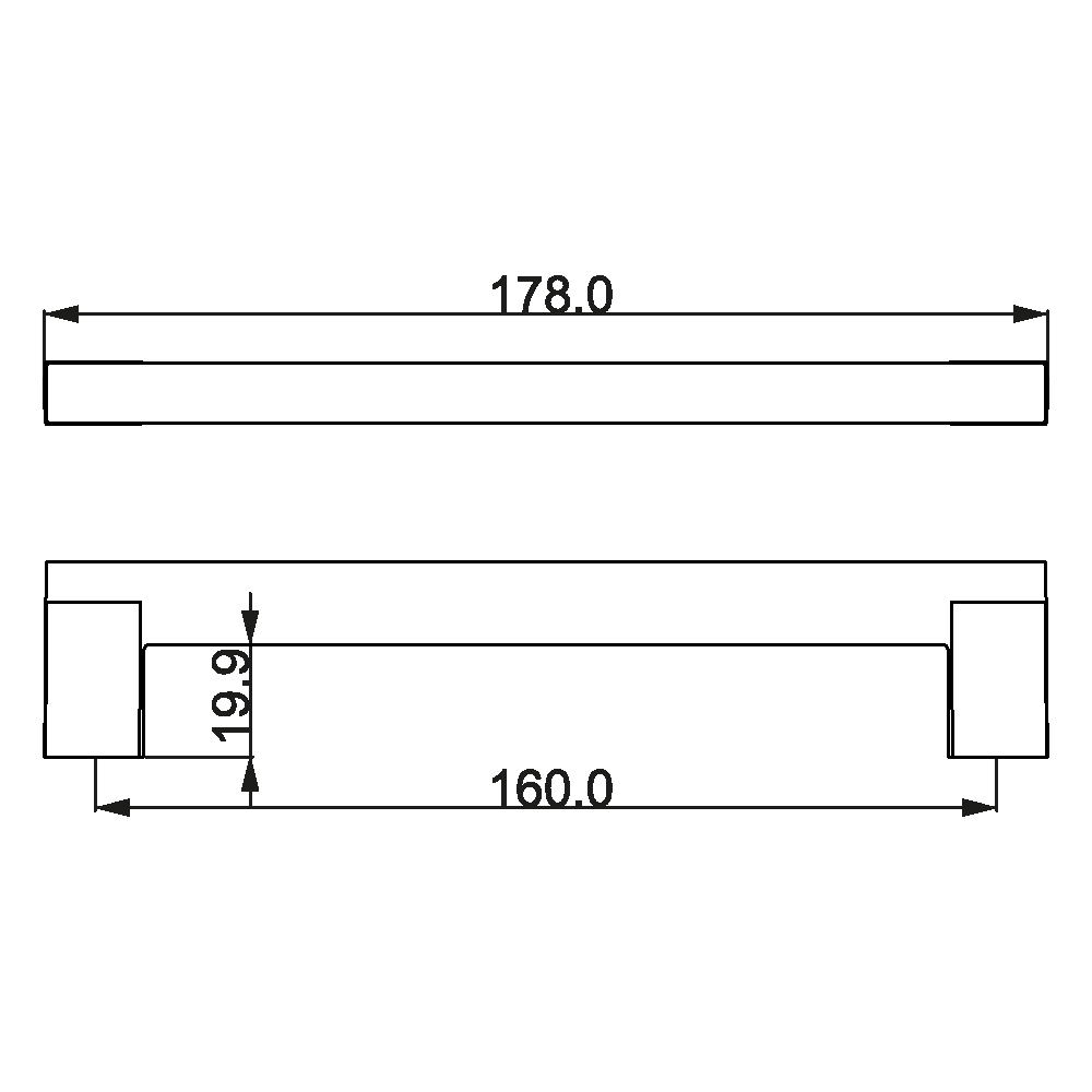 ÇEBİ A204160 PC05 MODERN KULP ZMK.101.02.0103957Mobilya KulplarıÇEBİ