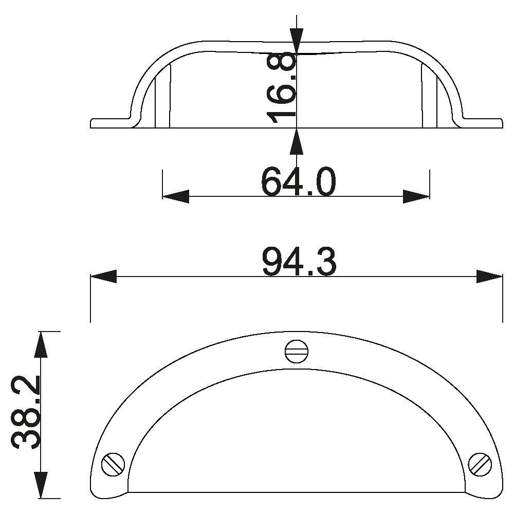 ÇEBİ A344064 MP20 ÇANAK KULP ZMK.101.09.0100539Mobilya KulplarıÇEBİ
