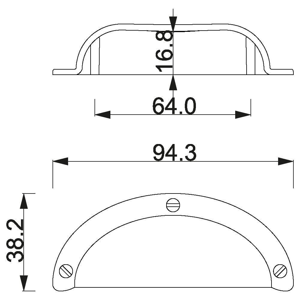 ÇEBİ A344064 ST04 ÇANAK KULP ZMK.101.09.0100541Mobilya KulplarıÇEBİ