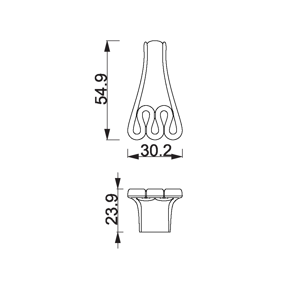 ÇEBİ A350016 MP02 KLASİK KULP ZMK.101.03.0103603Mobilya KulplarıÇEBİ