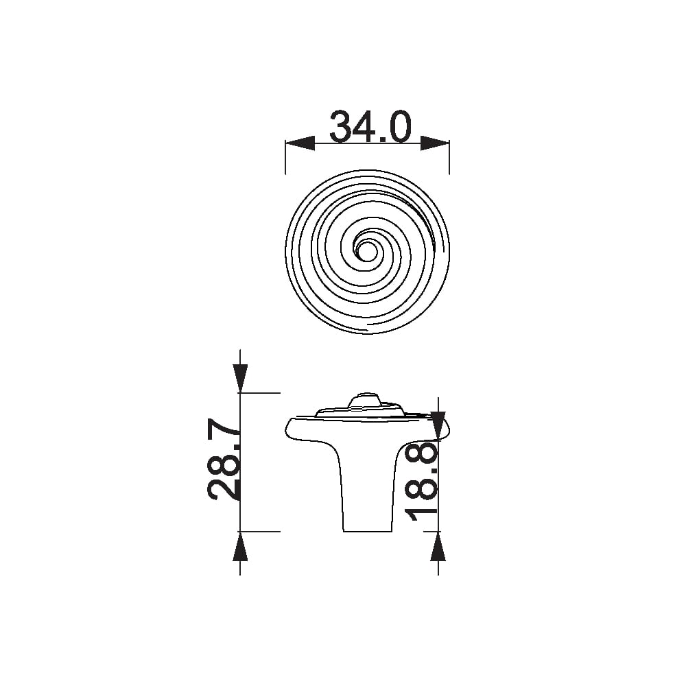 ÇEBİ A358025 MP34 KLASİK KULP ZMK.101.03.0104861Mobilya KulplarıÇEBİ