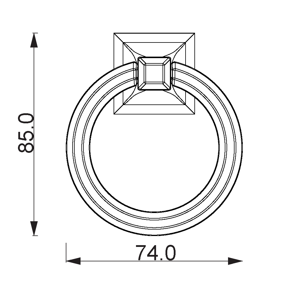 ÇEBİ A4959154 MP66 MODERN SARKAÇ KULP ZMK.101.04.0105291Mobilya KulplarıÇEBİ