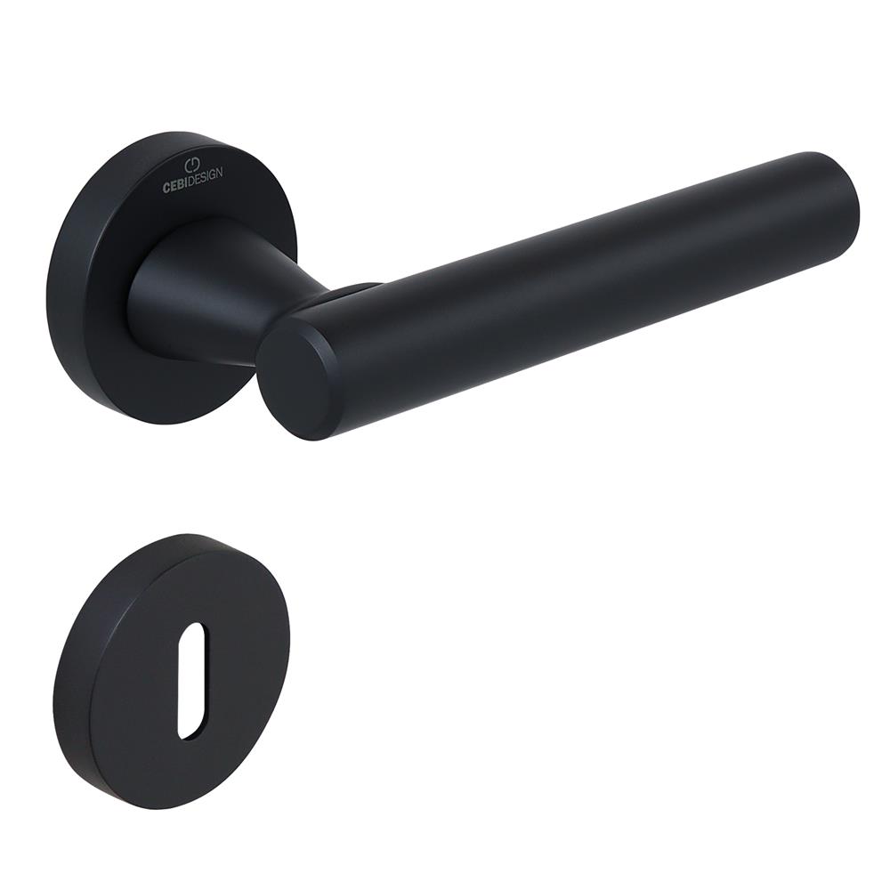 ÇEBİ A5190-10 PC24 ODA NORA-F DÜZ YUV.RZ.KAPI KOLU201.01.0108414Modern Kapı KollarıÇEBİ